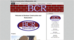 Desktop Screenshot of buckeyeconstructionandrestoration.com